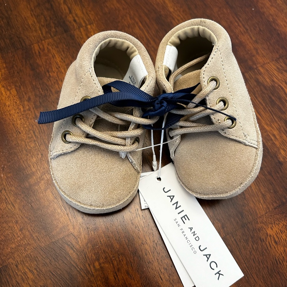 3-6 month boy infant laced shoes